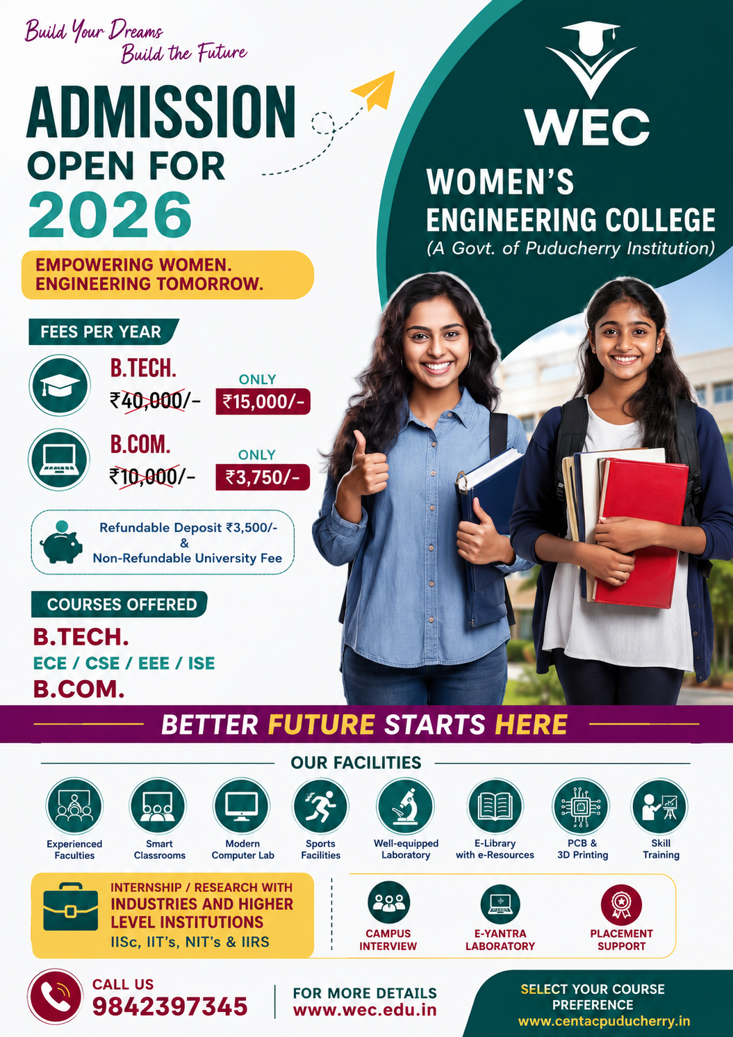 WEC Placements 2025 – Placed Students